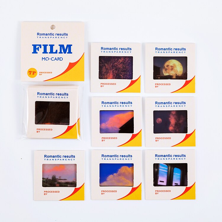 Jianwu 7 ark retro film husdjur collage kort klistermärken dekorationsmaterial gör-det-själv klippbok dagbok telefon album brevpapper: Xiaritiankong