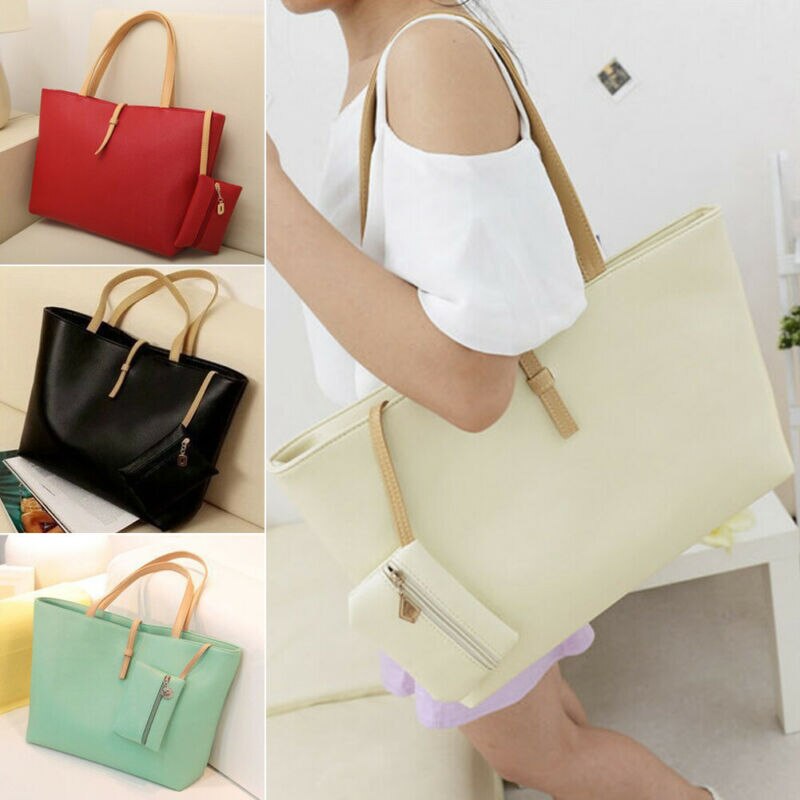 Frauen Handtasche Faux Leder Bote Einkaufen Tasche Handtasche Dame Schulter Tasche Totes Geldbeutel
