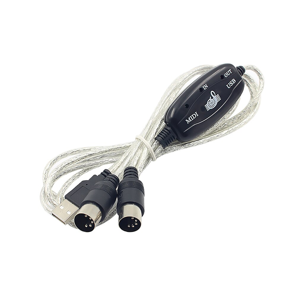 2m Midi- Kabel zu USB in-aus Konverter PC zu Tastatur Musik Adapter Kabel