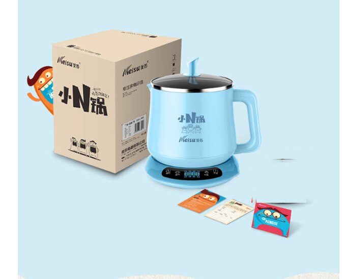 Electric cooker household student dormitory mini breakfast omelet 3in1 Stir-fry chafing dish braising steaming frying boiling