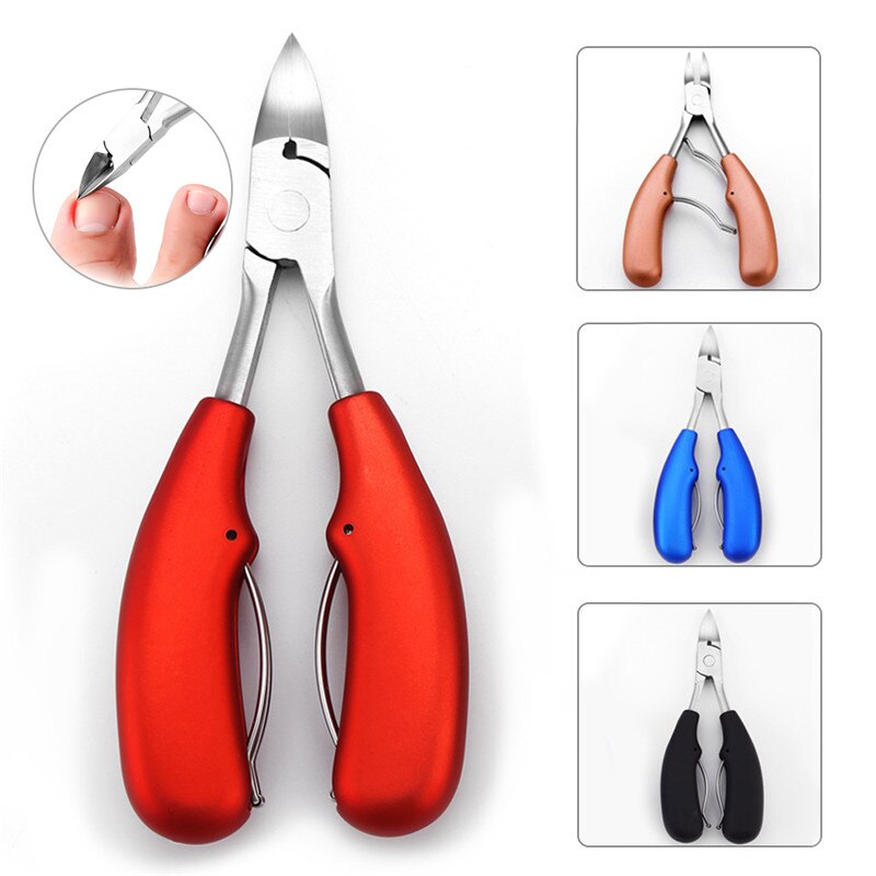 1Pc Fingernail Toenail Cuticle Nipper Trimming Stainless Steel Nail Clipper Cutter Scissor Plier Manicure Tool