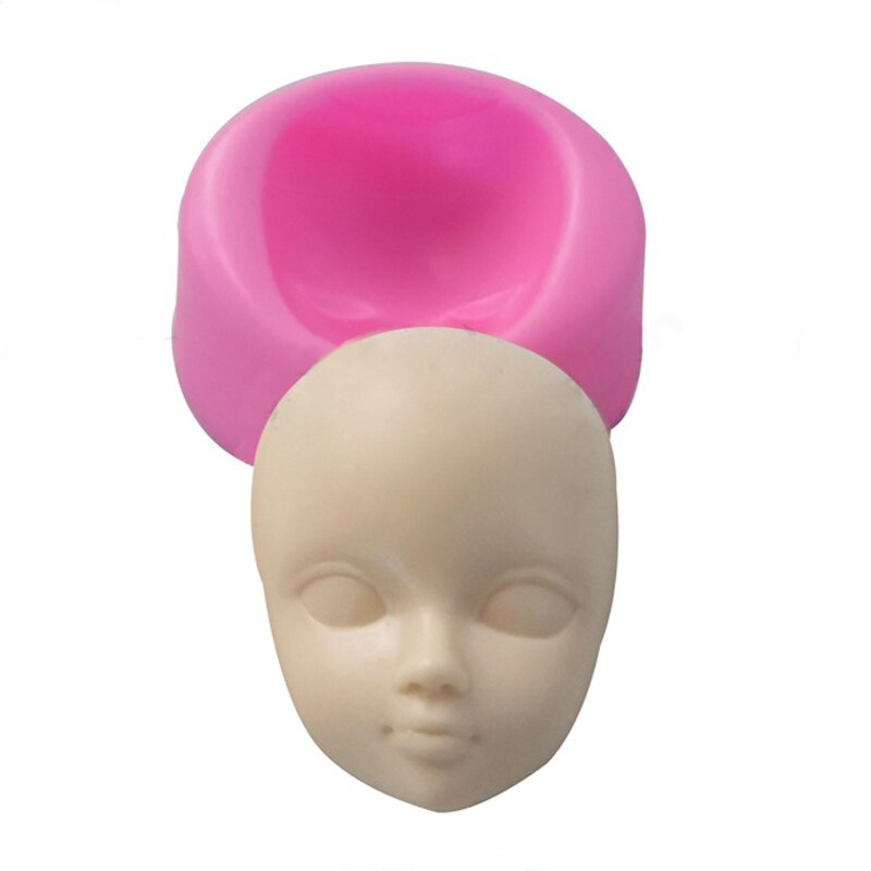Girl Head Polymer Clay Fondant Cake Decorating Tool Human Face Chocolate Candy Jelly Baking 3D Baby Face DIY Boy Faces