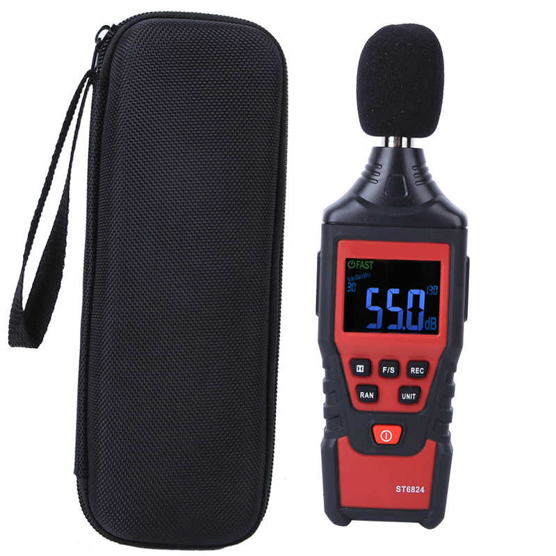 Decibel Meter ST6824 Digital Sound Level Meter Voice Tester Noise Decibel Monitor Meten 30-130dB Sound Level Meter