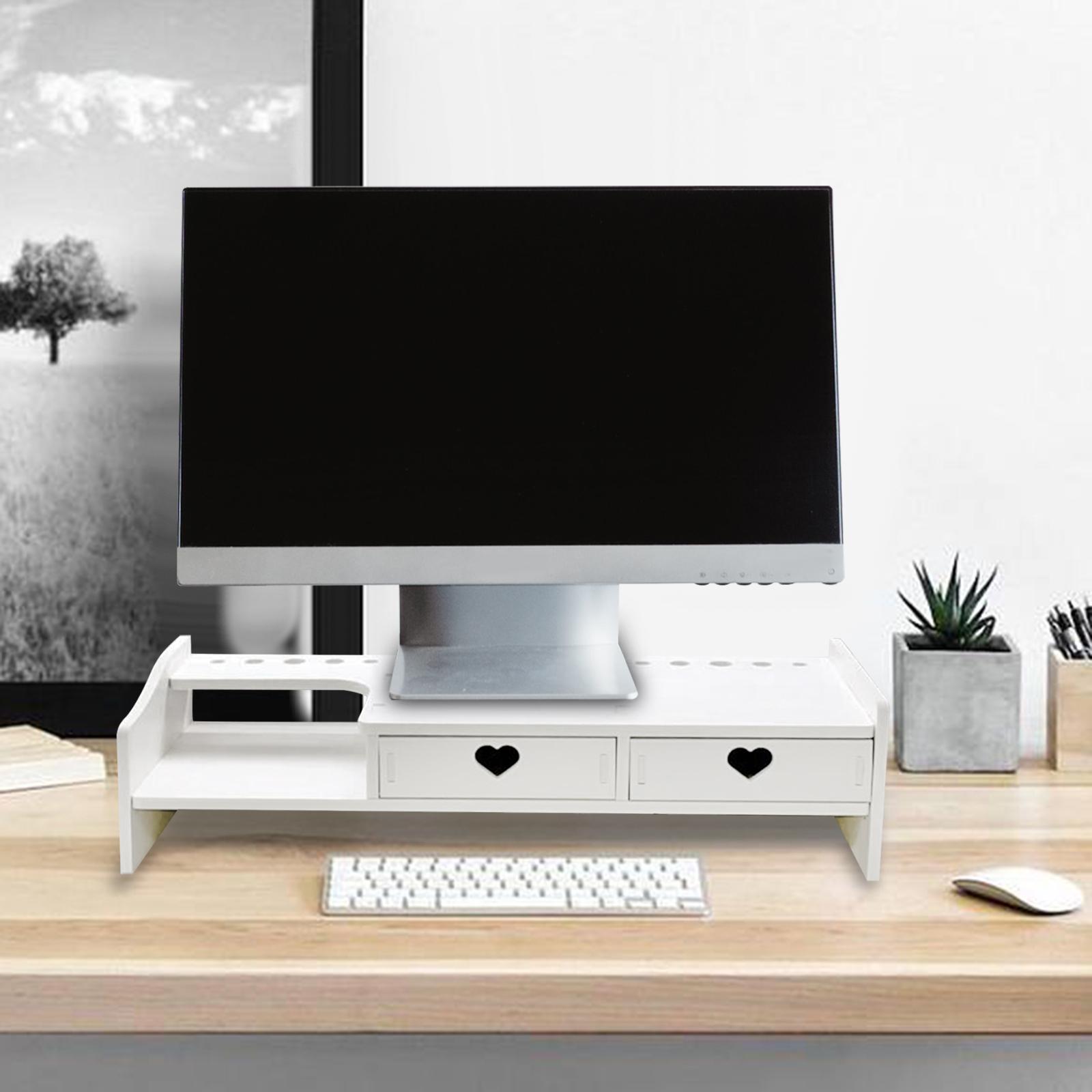 Monitor Stand Riser Computer Workstation Organizer Computer erhöht Regal: green