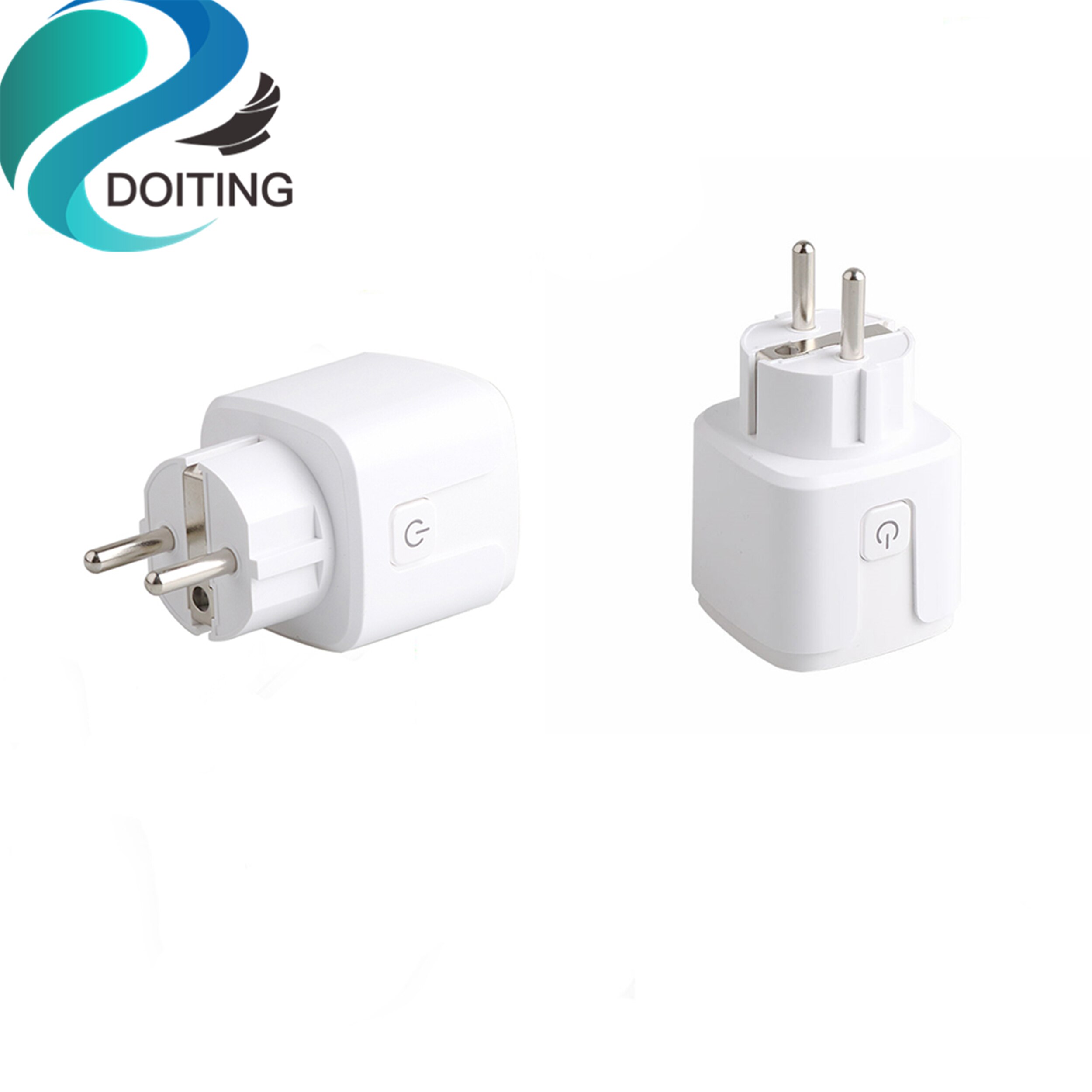 EU Smart Plug 90-250V 10A Wireless Wifi Socket Switch Set Schedule Voice Remote Control Support Siri (No Apple MFI)/Alexa/Google