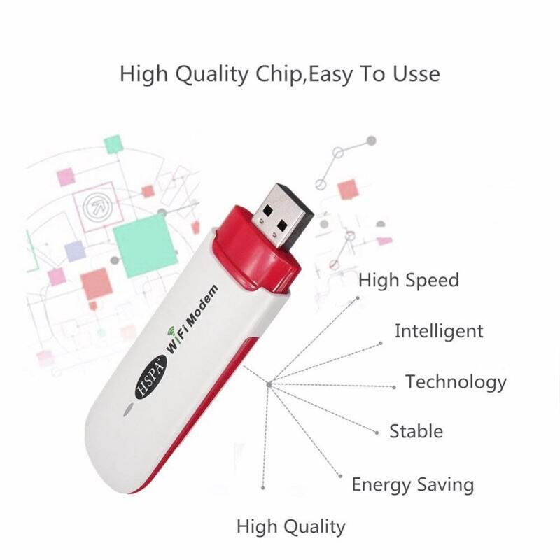 U7225 draadloze 3g mobiele wifi-router usb-dongle mobiele breedbandmodem draagbare hotspot wifi-modem ondersteuning simkaart