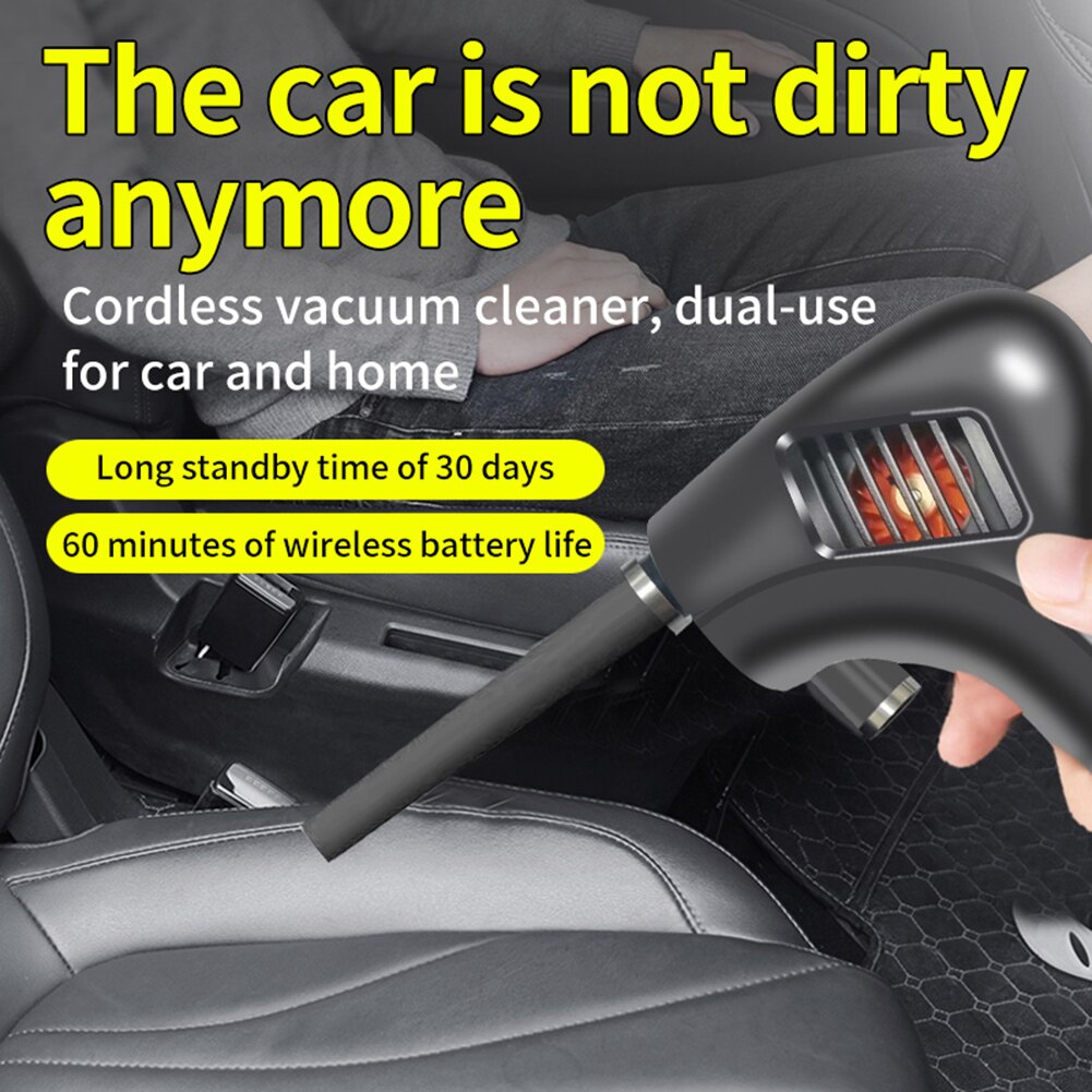 Compressed Air Can for Computers Electric Air Blower Computer Cleaning Cordless Air Dust Cleaner for PC Keyboard Crumbs Car