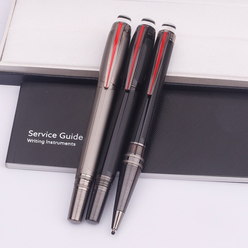 Luxury Mon Ballpoint Pen MB Blanc Rollerball Ball Point Pens PVD-plated Fittings Office Supplies Christmas Box Packaging