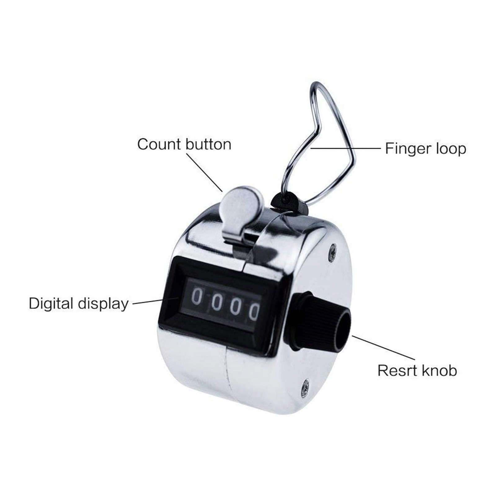 Mini Manual Metal Mechanical Counter For Cooking Shower Study Stopwatch Alarm Clock Magnetic Electronic Cooking Countdown Time