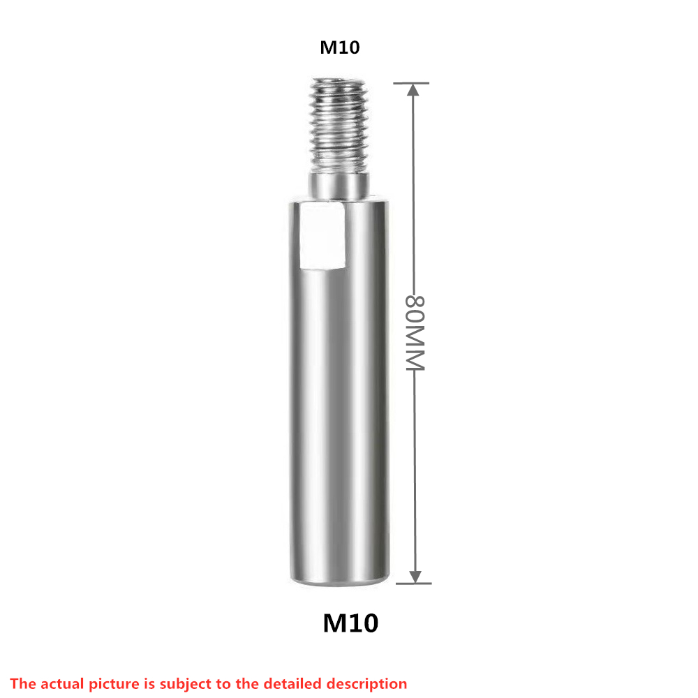 M10 M14 Gewinde Adapter Verlängerung Stange 65-115mm Winkel Schleifer Verlängerung Pleuel Schleifen Verbindung Energie Werkzeug: M10-80mm