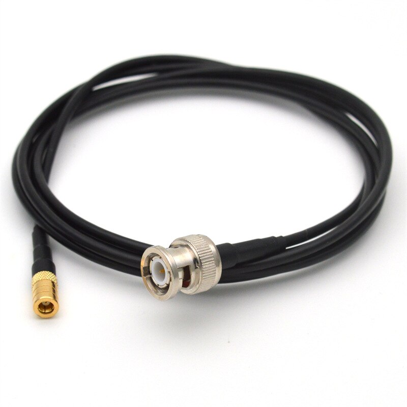 Coaxial RF connector BNC male to SMB female adapter cable extension cord Q9 to SMB adapter cable RG174