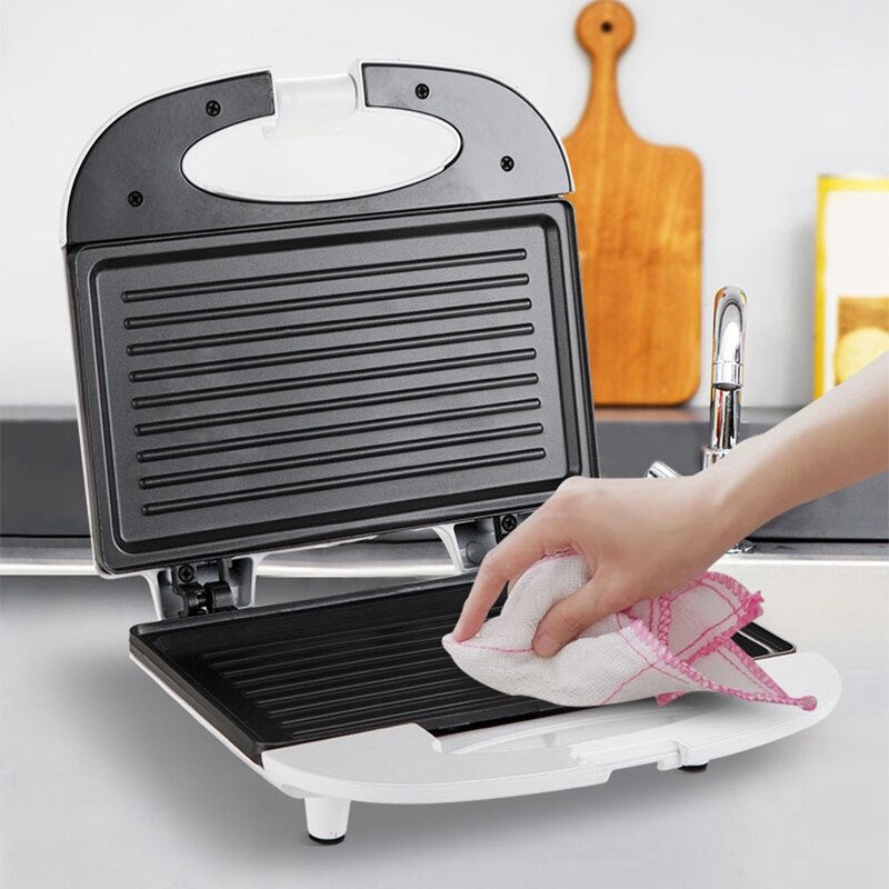 Electric Mini Sandwich Maker Grill Panini Breakfast Machine Barbecue Steak Frying Oven US Plug