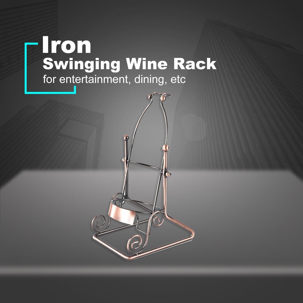Swinging Wine Rack Wine Display Stand European She... – Grandado