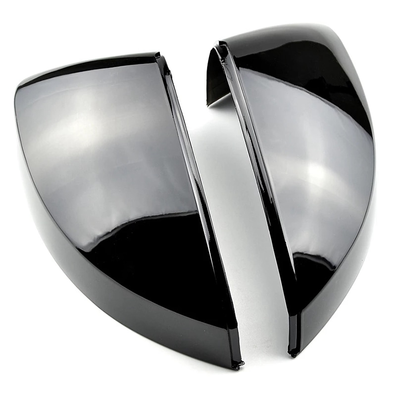 Black Side Mirror Cap Covers for A3 S3 8V RS3 Rear View Mirror Cover Left+Right