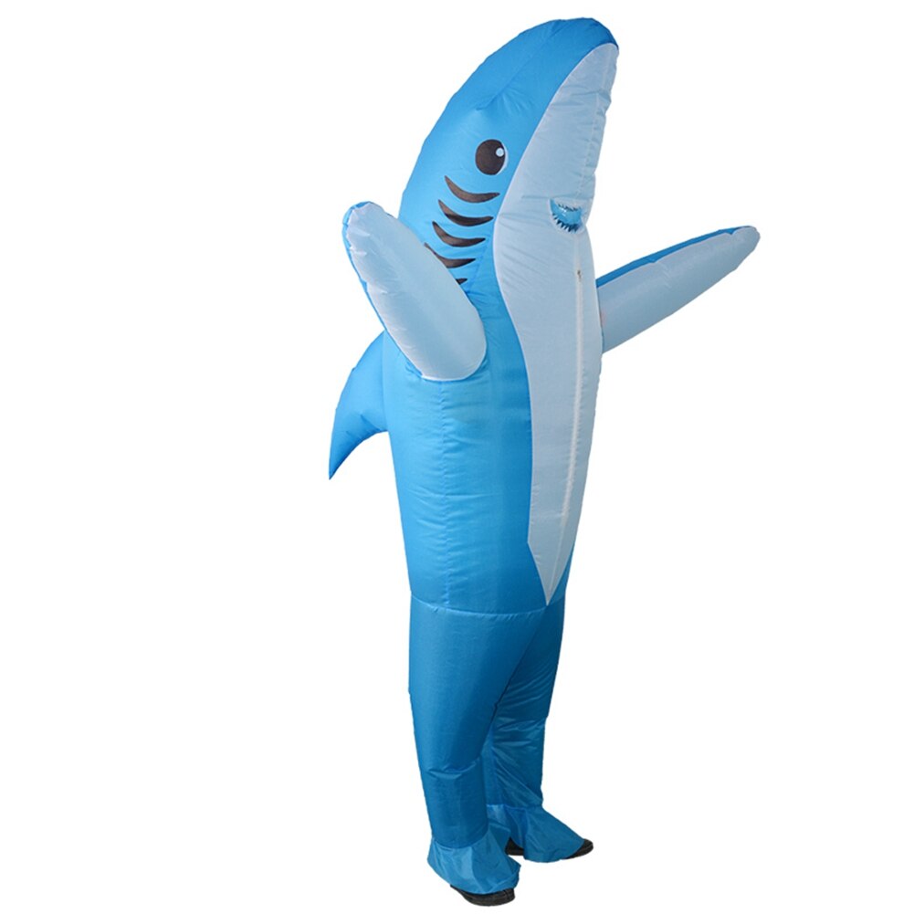 Costume gonflable en forme de requin, combinaison de carnaval pour Halloween, tenue de Cosplay
