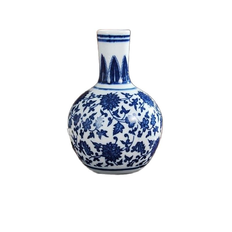 Woondecoratie China jingdezhen blauw en wit porselein vazen