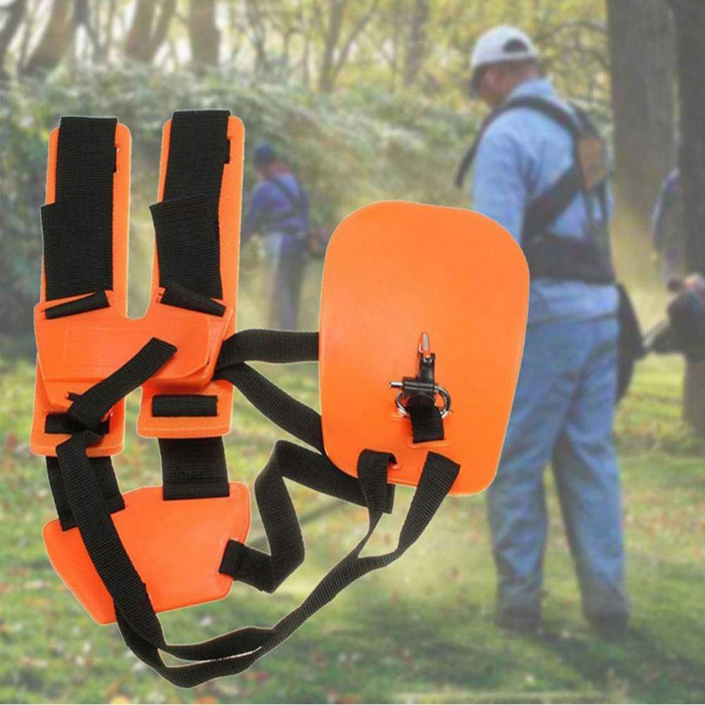 Double Shoulder Harness Strap Trimmer Nylon Strap For Shrub Cutters Garden Lawn Mowers Pruner Labor Saving Trimmer Padded Belt