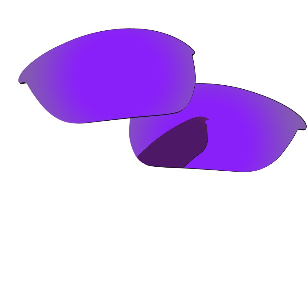 Papaviva Plasma Purple Mirror Polarized Replacement Lenses For Half Jacket 2.0 OO9144 Sunglasses Frame 100% UVA & UVB Protection