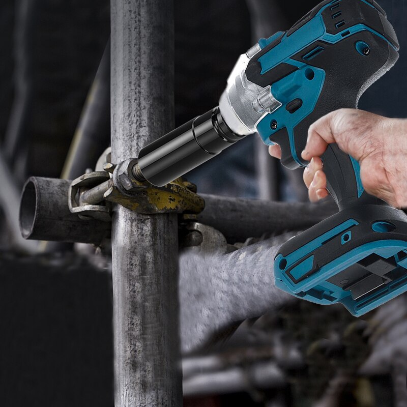 18V Cordless Electric Screwdriver Speed Brushless Impact Wrench Rechargable Drill Driver+ LED Light For Makita 18V Battery