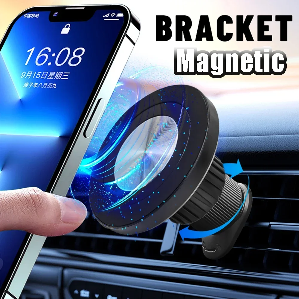 Soporte para teléfono, soportes magnéticos para accesorios de montaje para coche MagSafe, soporte magnético Universal para coche adecuado para Base de cabeza de bola de 17mm