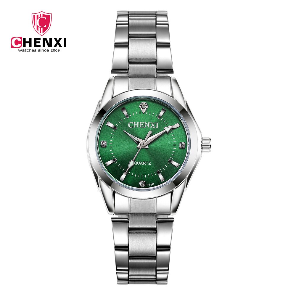 021B Mode CHENXI CX021B relogio Luxe vrouwen Casual horloges waterdicht horloge vrouwen Klokken Dress Strass