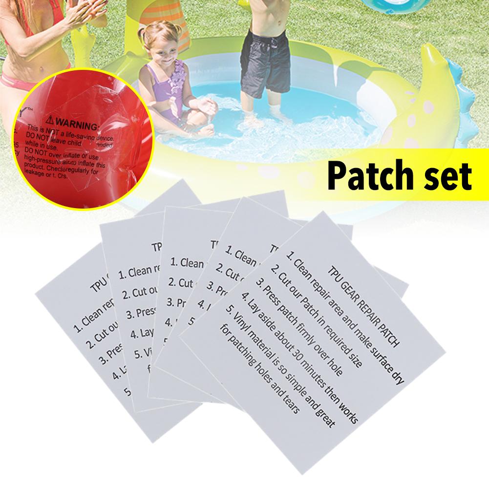 20PCS Repair Patches Kit Waterproof Durable Vinyl Plastic Repair PVC Puncture Repair Patch Glue Kit Adhesive Patch