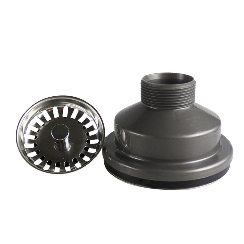 Talea 114&110mm Stainless Steel Kitchen Sink Drain Assembly Waste Strainer and Basket Strainer Stopper Waste Plug Sink Filter