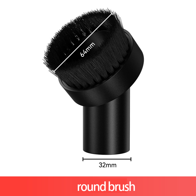 For Midea MV-WJ12Q2 MV-WJ12Q3 Vacuum Cleaner Accessories Converter Vacuum Tube Round Brush Floor Brush Set Replacement Parts: plum