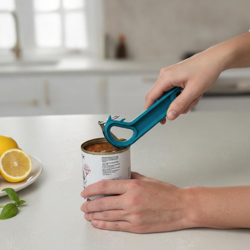 Pull Tab Can Opener Suitable For Various Cans Effectively: Prevents Finger Nail Injuries