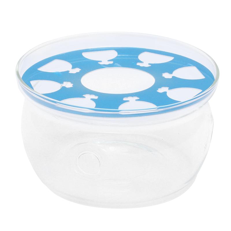 1pc glasbase tekande glasbase isoleret ovnbund rund form hjerteformet glasbase varmebase tekande bordskånere: Runde 13 x 13 x 7cm