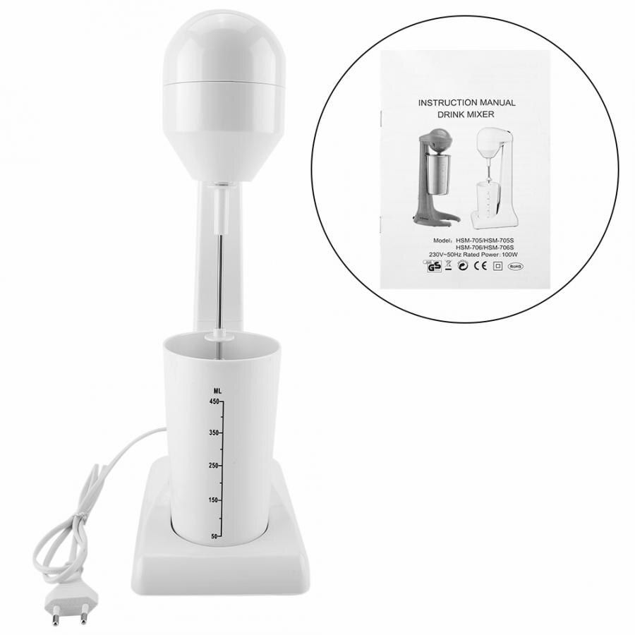 Máquina Eléctrica de echar espuma agitar leche Espumador de café para el hogar máquina de cocina Latte Foamer Cocktail Mixer Enchufe europeo 220-240V