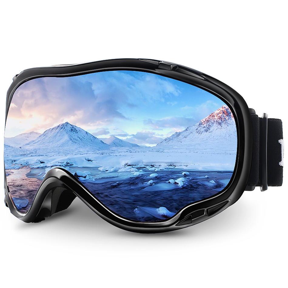 MAXJULI Ski Googles UV Bescherming Anti-Fog Sneeuw Bril voor Mannen Vrouwen Jeugd M1