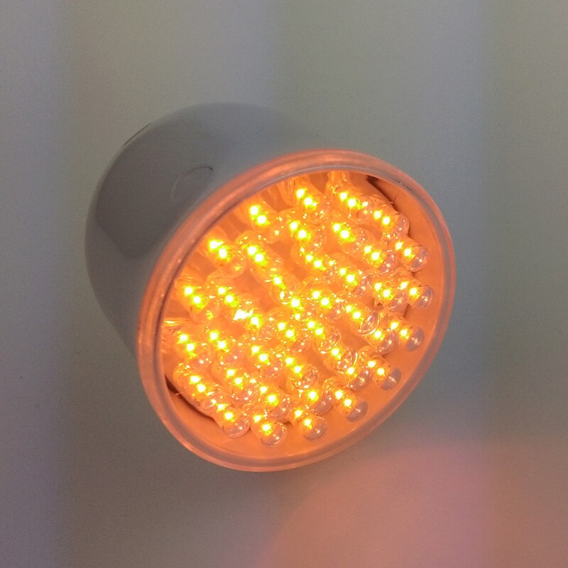 Handhold LED light therapy LED skin rejuvenation device with 4 exchargable heads RED Blue Yellow Purple LED light