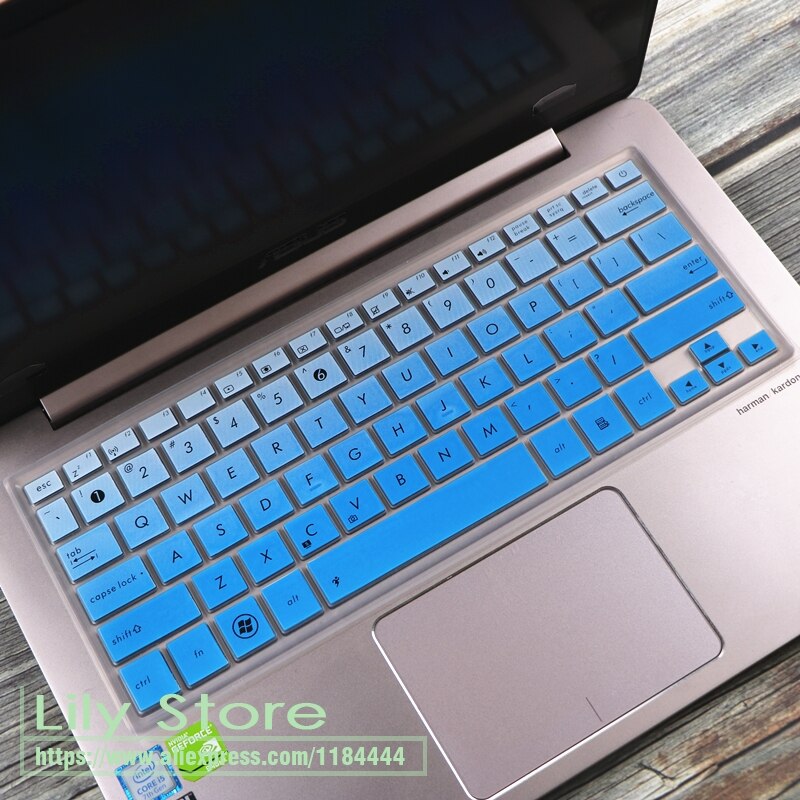 Silicone Keyboard Cover Protector for ASUS ZenBook UX300 UX300U UX300UA UX310 UX330 UX330U UX330UA UX330C UX305FA 13.3 Inch