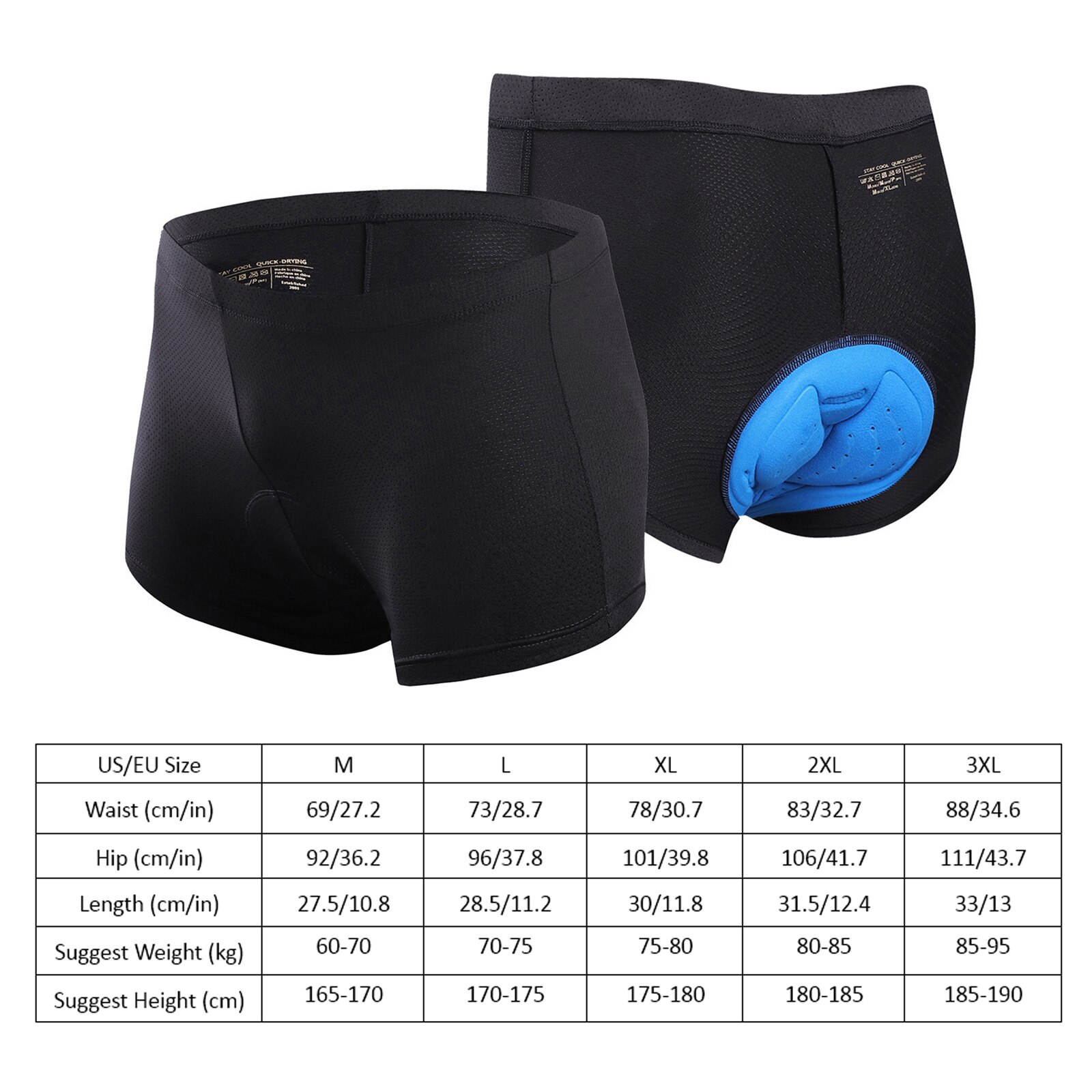 Men/Women Cycling Underwear Shorts 3D Padding Bicycle Bike Shorts Underwear Breathable Quick Dry Shorts cycling shorts women