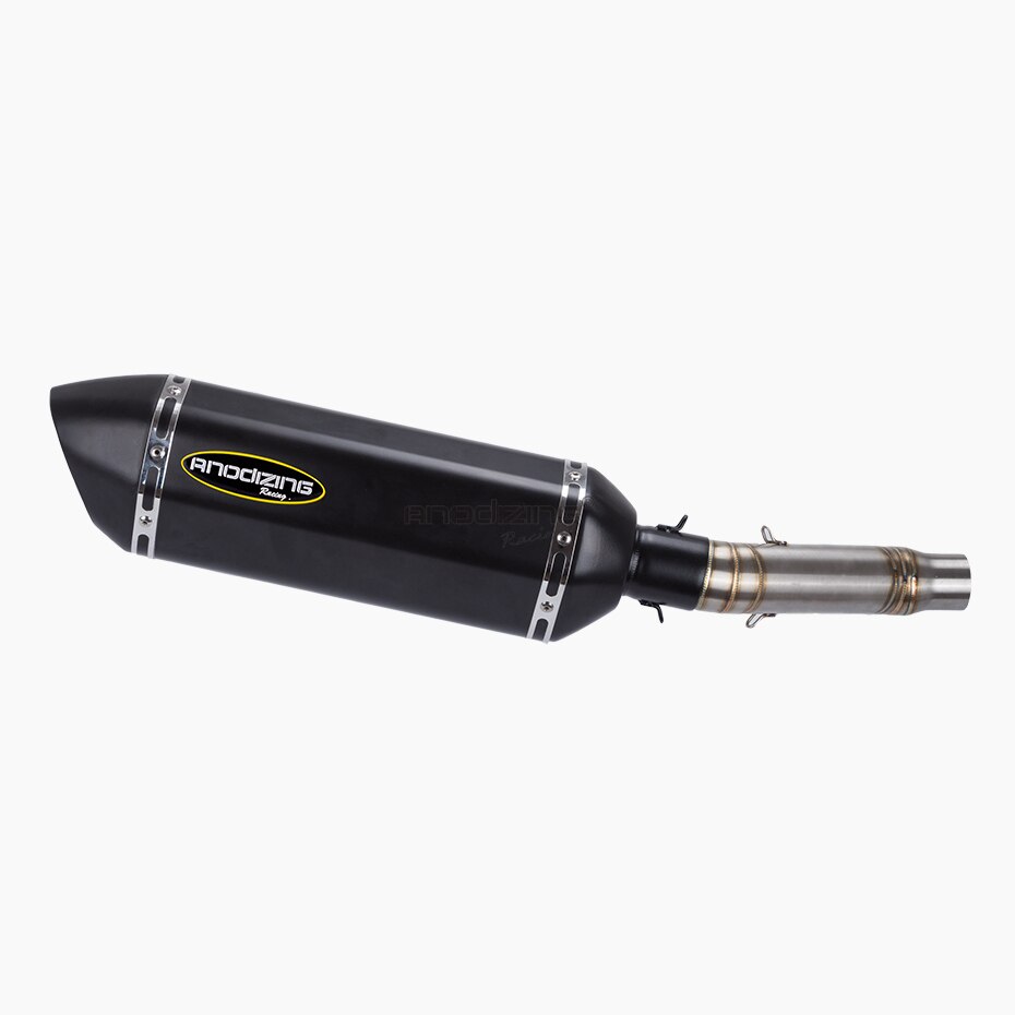 Motorfiets Uitlaatsysteem Slip Op Midden Pijp Link Uitlaat Voor Honda CB300F CBR300R CBR300 Slip-On met Uitlaat: 123-4