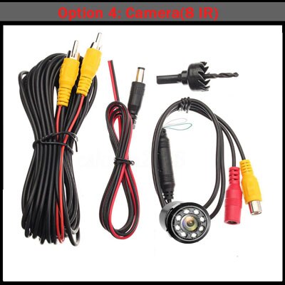 Koorinwoo 360 Parking 4 Video input Control Box Car Camera Normal Image Switch Combiner Box For Left Right Front Rearview Camera: Option 4