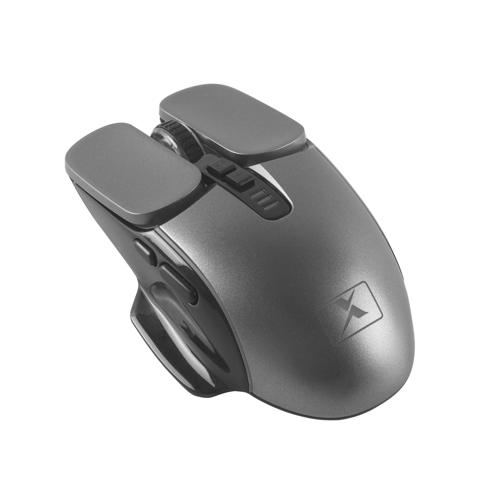 Ratón óptico Vertical inalámbrico M215, Mouse ergonómico de 2,4G para juegos, 7 botones, 2400 DPI, USB, para ordenador: Negro