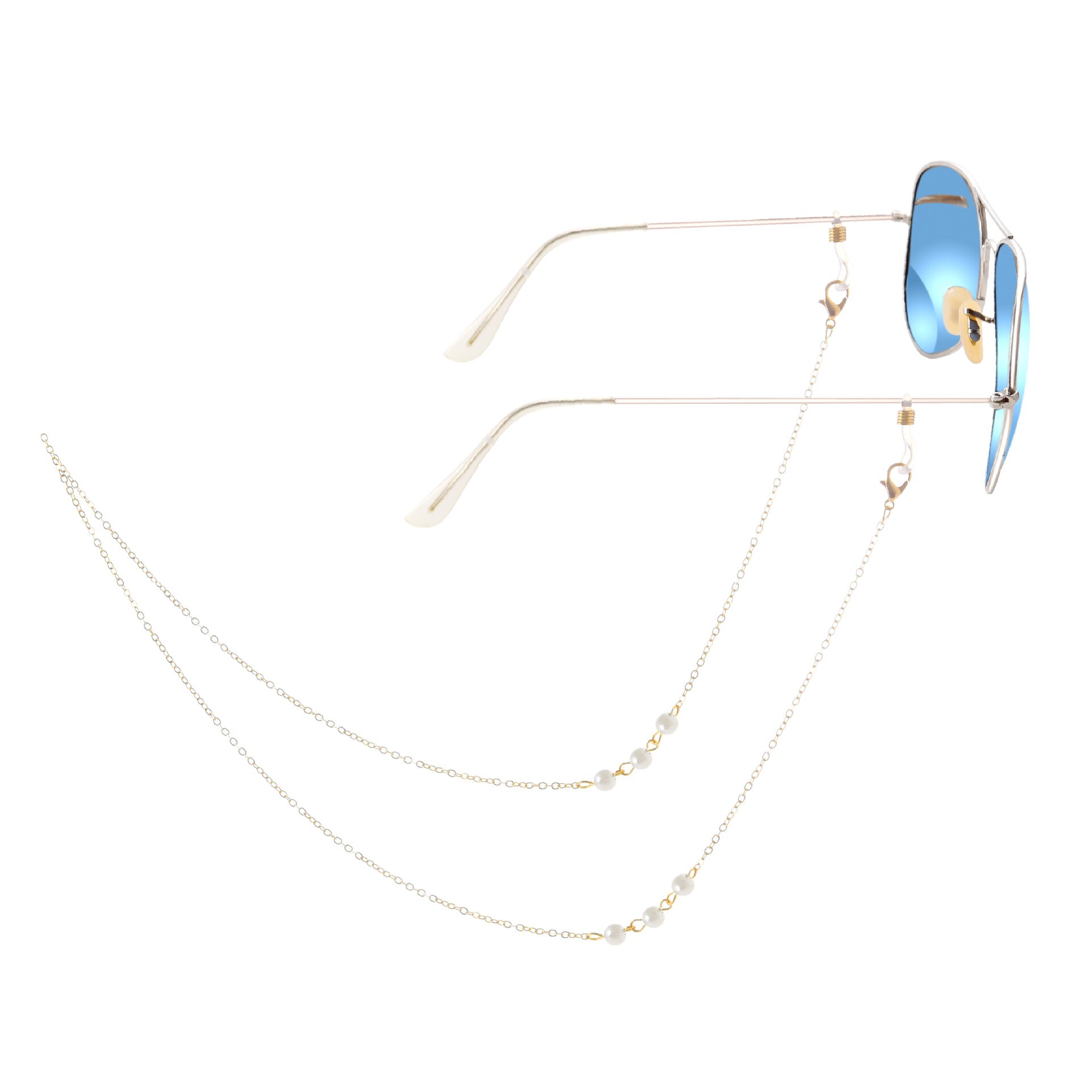 Catena di occhiali per Le Donne Della Perla Della Catena Della Cordicella Occhiali di Moda Occhiali Da Sole Cinghia Fili Dd Lacci Casual Occhiali Accessori DJ-176