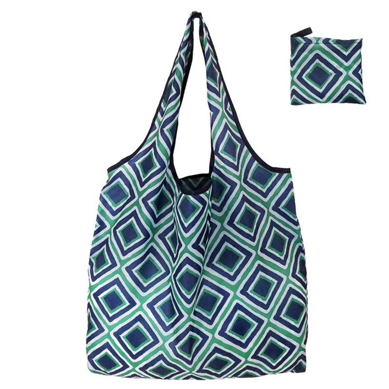 Bolsas de compras reutilizables para mujer, bolso de mano plegable de tela portátil, bolsa de comestibles ecológica, bolsos de mano plegables de gran capacidad para frutas y verduras: Marfíl