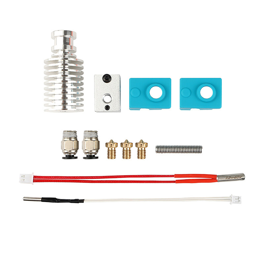 -End Extruder Print Head Nozzle Heating Block Kit for I3 Mega 3D Printer Accessories