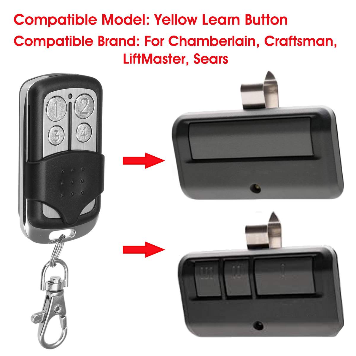 Elektrische garagedeur afstandsbediening sleutel beveiliging + 2.0 myq 891lm 893lm garagedeur afstandsbediening