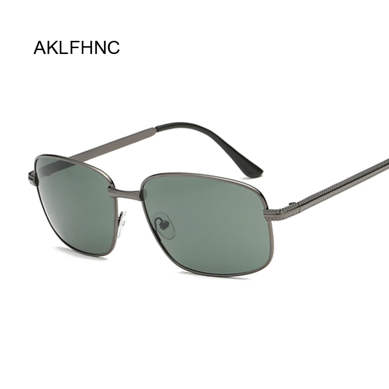 Vierkante zonnebril heren dames spiegel autorijden retro zonnebril heren dames  uv400 merk lunette de soleil homme