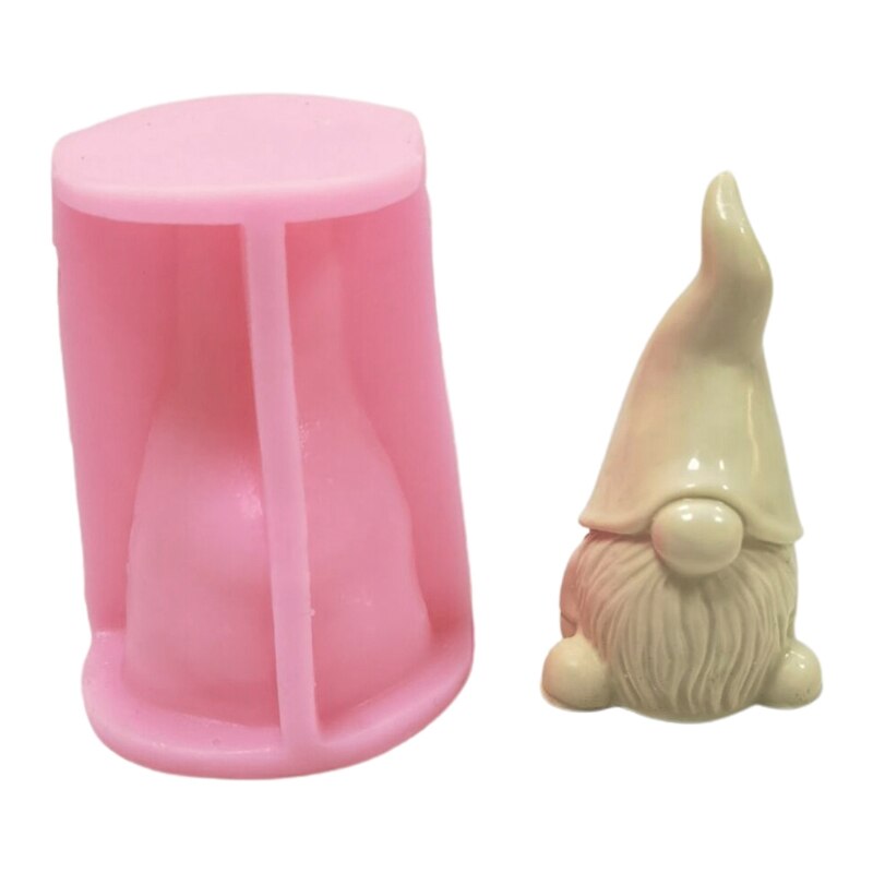 DIY Crafts 3D Gnomes Epoxy Resin Mold Aromatherapy Plaster Soap Silicone Mould: 1