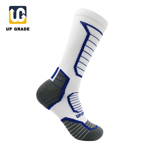 UG 1 paare/los Knie-Hohe Männer Dame Radfahren Reiten Socken Atmungsaktive draussen Sport Lauf Socken Camping Radfahren calcetines ciclismo: Mann3