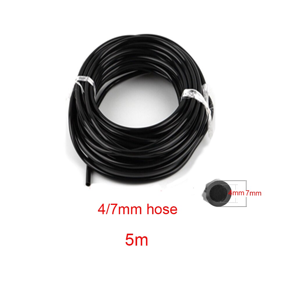DIY automatic irrigation system for home gardens, agricultural planting, irrigation kits, micro drip irrigation, gardening tools: 5m 4 7mm hose