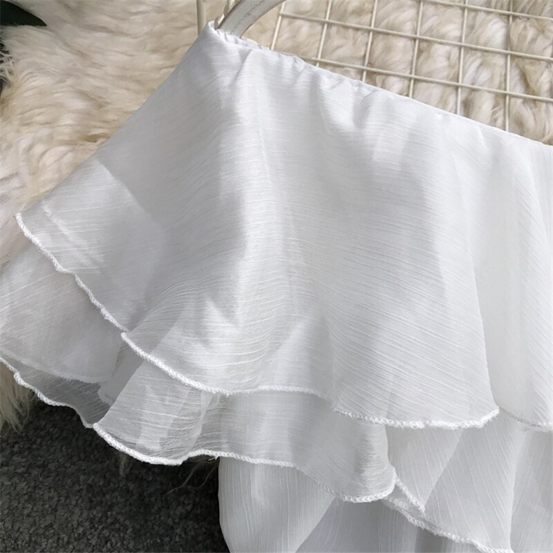 Wit Strand Rok Seaside Jurk