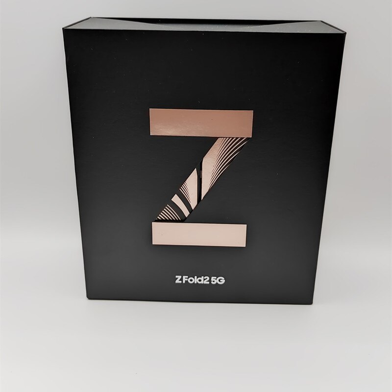 Retail Packing Box for Samsung Galaxy Z Fold2 5G Z Fold3 5G Total Empty Box for Samsung Z Fold 2 3 5G Phones: Z Fold 2 5G(gold)