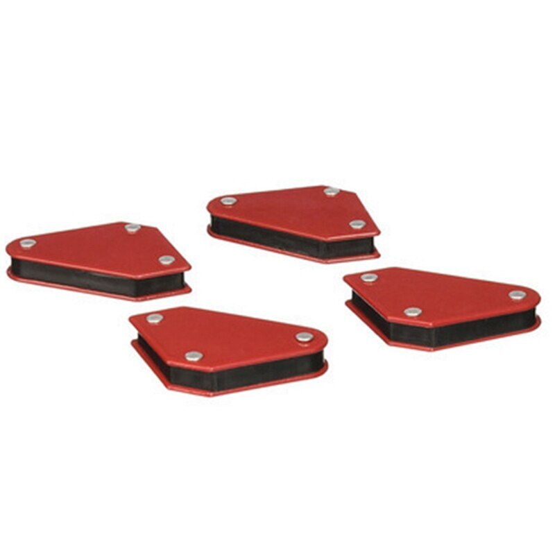Mini Triangle-Welding Positioner 9Lb Magnetic Fixed Angle Soldering Locator Tools Without Switch Welding Accessories 4pcs/set