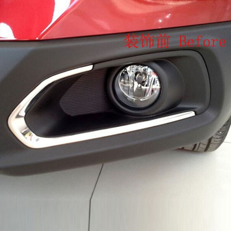 Voor Suzuki SX4 S Cross Chrome Mistlamp Lamp Cover Trim Auto Sticker Styling Accessoires 2 stuks